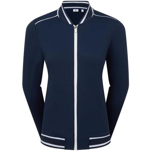 FootJoy Track Damenjacke, dunkelblau/weiss