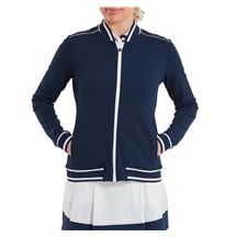 FootJoy Track Damenjacke, dunkelblau/weiss