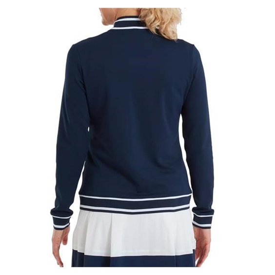 FootJoy Track Damenjacke, dunkelblau/weiss