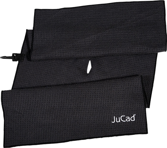 JuCad functional towel 40x80 cm Handtuch, schwarz