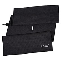 JuCad functional towel 40x80 cm Handtuch, schwarz