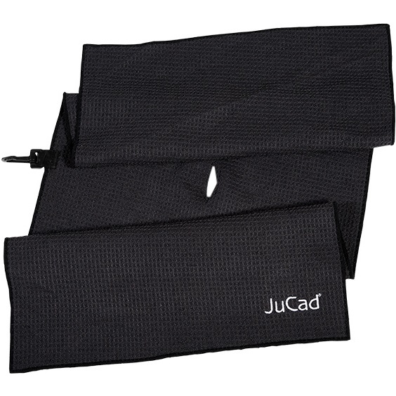 JuCad functional towel 40x80 cm Handtuch, schwarz