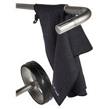 JuCad functional towel 40x80 cm Handtuch, schwarz