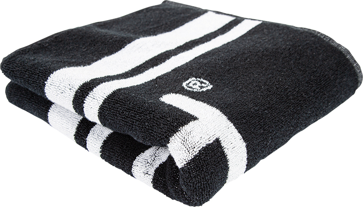 JuCad Golf Towel XXL Pro 50x100 cm Handtuch, Schwarz