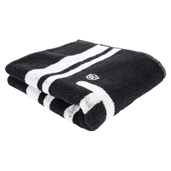 JuCad Golf Towel XXL Pro 50x100 cm Handtuch, Schwarz