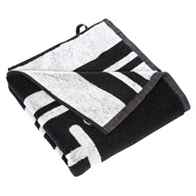 JuCad Golf Towel XXL Pro 50x100 cm Handtuch, Schwarz