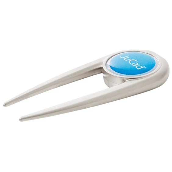JuCad Divot Tool - Edelstahl, mit magnetischem Ballmarker