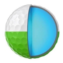 Srixon Q-Star Tour Divide Golfbälle, weiss/limettengrün
