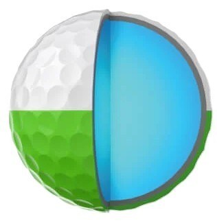 Srixon Q-Star Tour Divide Golfbälle, weiss/rosa