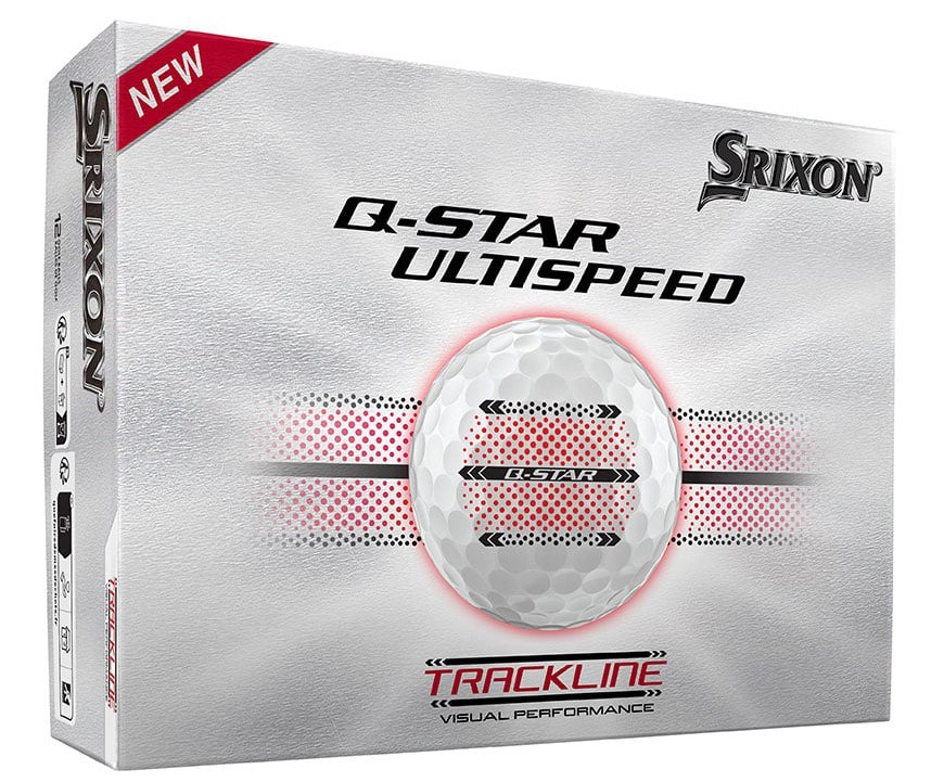 Srixon Q-Star Ultispeed Trackline Golfbälle