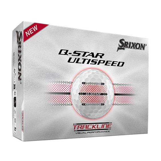 Srixon Q-Star Ultispeed Trackline Golfbälle