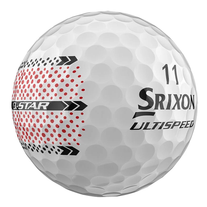 Srixon Q-Star Ultispeed Trackline Golfbälle