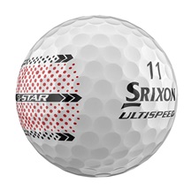 Srixon Q-Star Ultispeed Trackline Golfbälle
