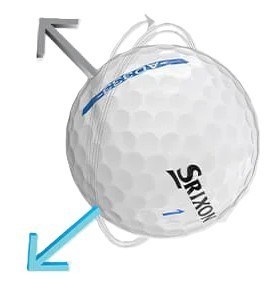 Srixon AD333 Golfbälle, gelb