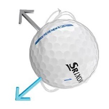 Srixon AD333 Golfbälle, gelb