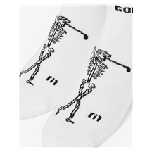 Travis Mathew Golf Sucks Ankle unisex socken, 1paar, weiss