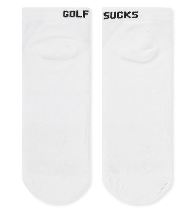 Travis Mathew Golf Sucks Ankle unisex socken, 1paar, weiss