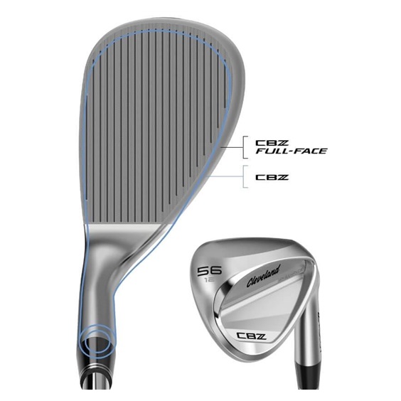 Cleveland CBZ Tour Satin Full Face Herren Wedge, Graphit