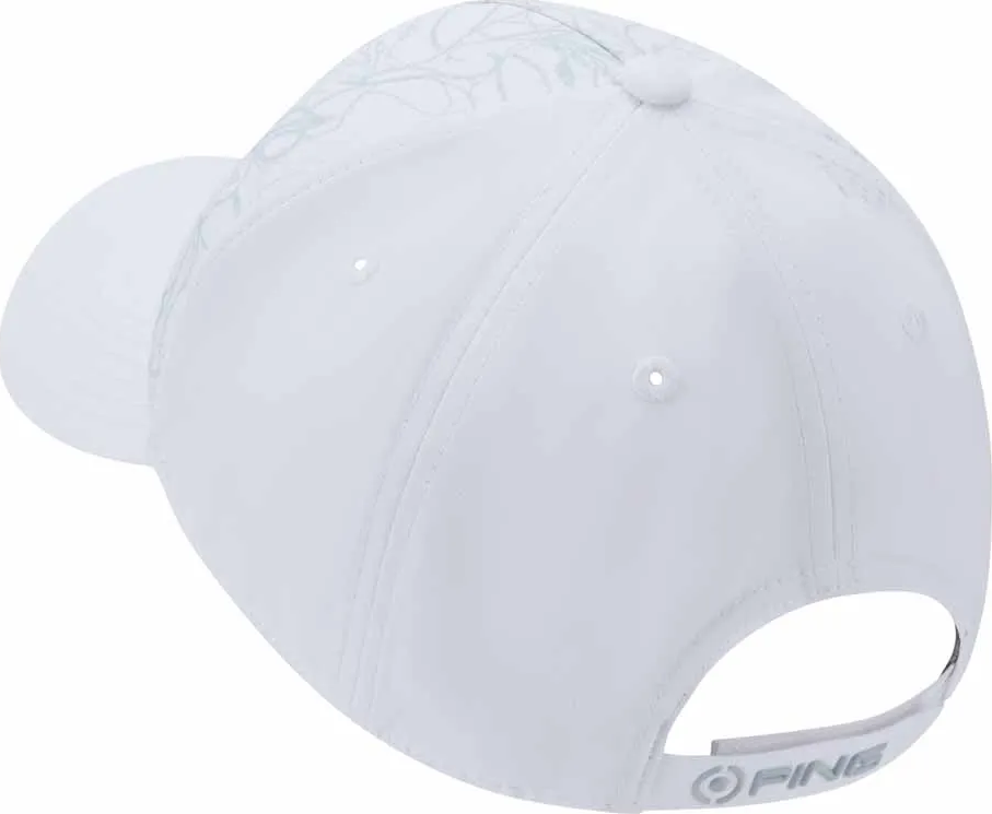 PING Nicolo Herren Cap, weiß/perlgrau
