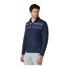 Callaway Blocked Printed Chev Textured Herren Sweatshirt, dunkelblau