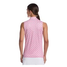 Callaway Deco Geo Print Mesh Damen Poloshirt, fuchsia purple