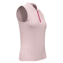 Callaway Deco Geo Print Mesh Damen Poloshirt, fuchsia purple