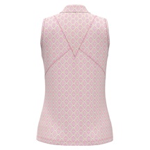 Callaway Deco Geo Print Mesh Damen Poloshirt, fuchsia purple