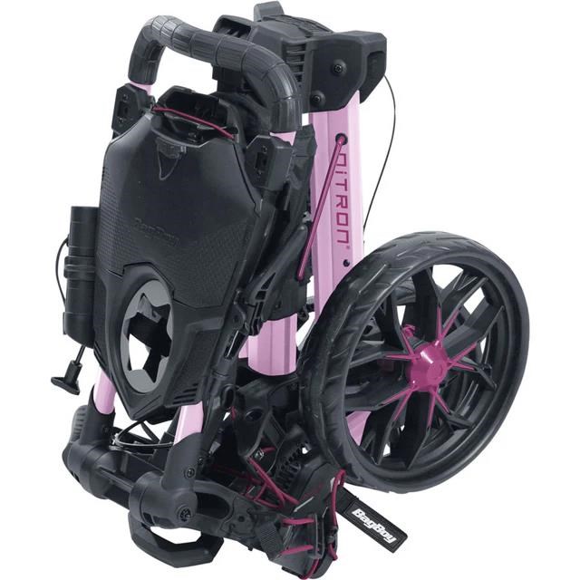 Bag Boy Nitron Auto-Open manueller Trolley, pink/wine