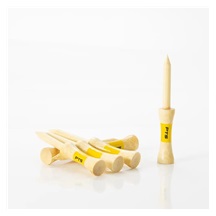 Pride Sports PTS Bamboo Step Tee 69 mm (2 3/4"), 50 Stück, gelb