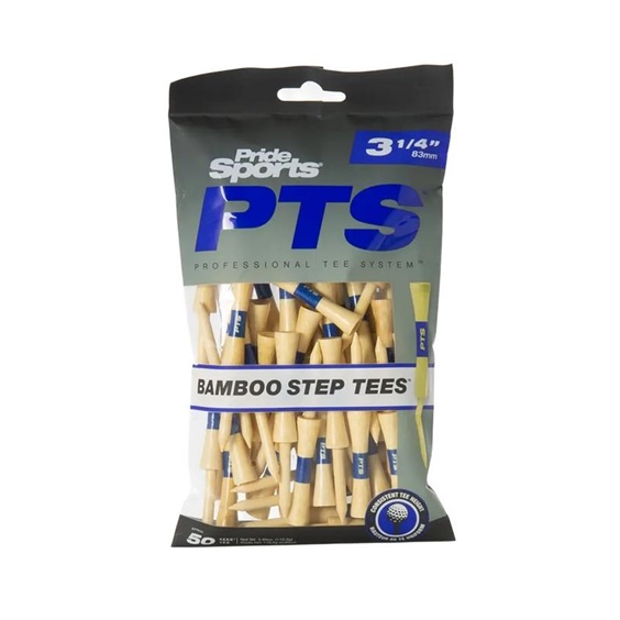 PrideSports Pride Sports PTS Bamboo Step Tee 83mm / 3 1/4" (50 tees) Týčka, blau