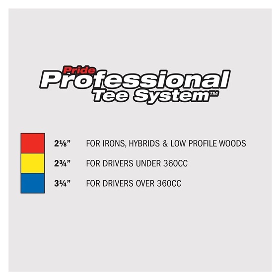 PrideSports Pride Sports PTS Bamboo Step Tee 83mm / 3 1/4" (50 tees) Týčka, blau