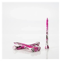 Pride Sports Special Edition Paint Splatter Tees 45er Pack, 69 mm, Neon Pink/Schwarz