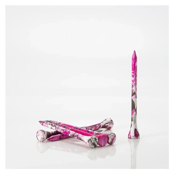Pride Sports Special Edition Paint Splatter Tees 45er Pack, 69 mm, Neon Pink/Schwarz