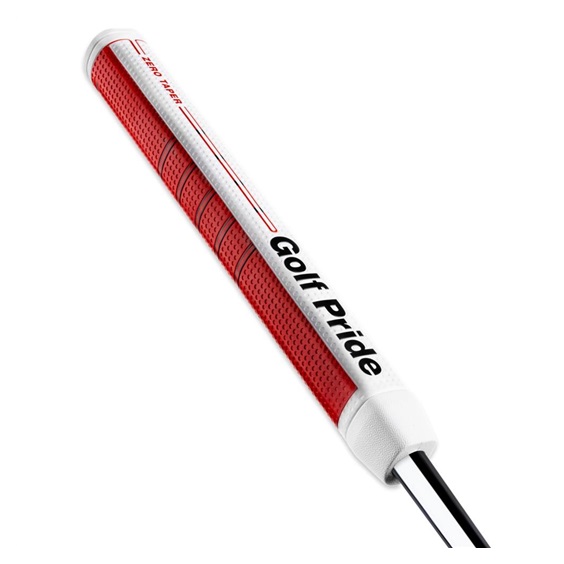 Golf Pride Zero Taper Round Putter Grip, Medium, Rot