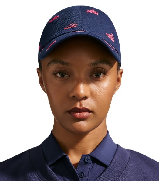 Nike Club Cap, college navy/hot lava