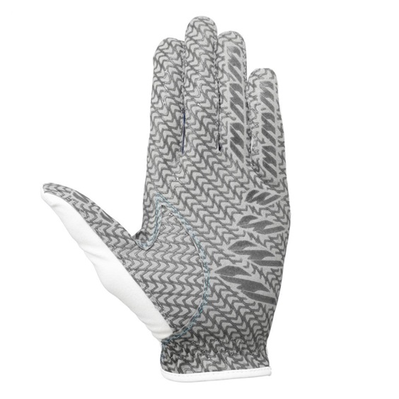 Mizuno Double Grip Herren Golfhandschuh, weiß
