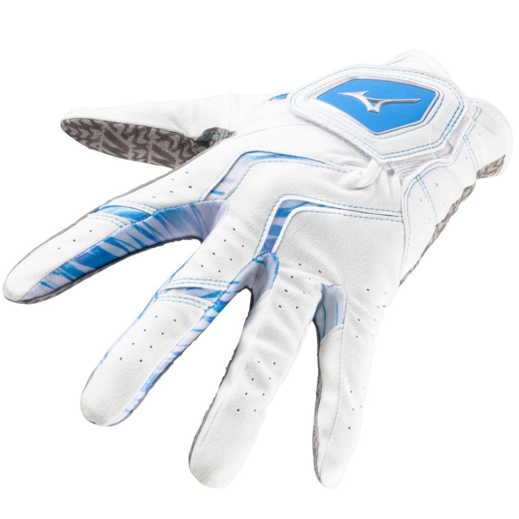 Mizuno Double Grip Herren Golfhandschuh, weiß