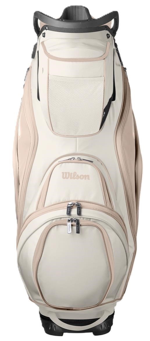 Wilson Aurora Cartbag, weiss/beige