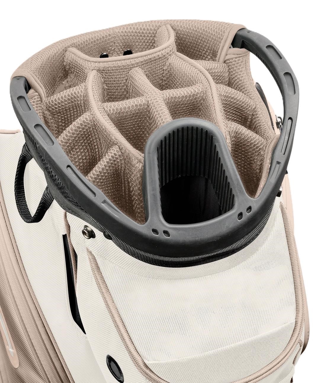 Wilson Aurora Cartbag, weiss/beige