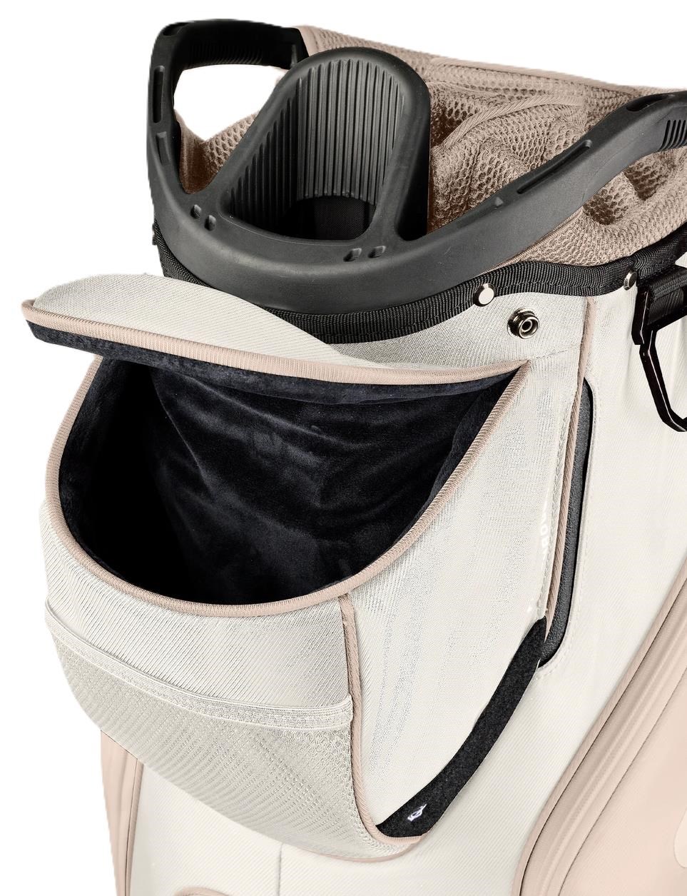 Wilson Aurora Cartbag, weiss/beige