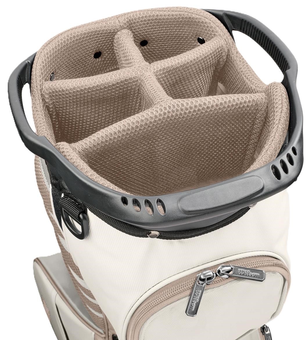 Wilson Aurora Standbag, weiss/beige