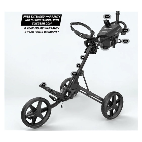 Clicgear Modell 4.5 Golf Trolley, dunkelblau