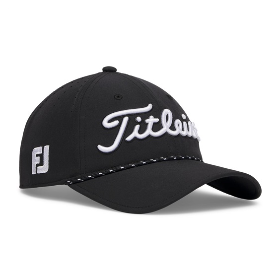 Titleist Tour Breezer Herren Golfcap, schwarz