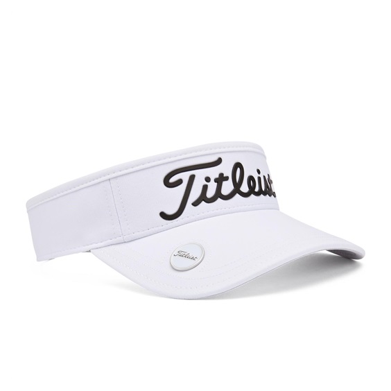 Titleist Players Ball Marker Unisex Visor, Weiss