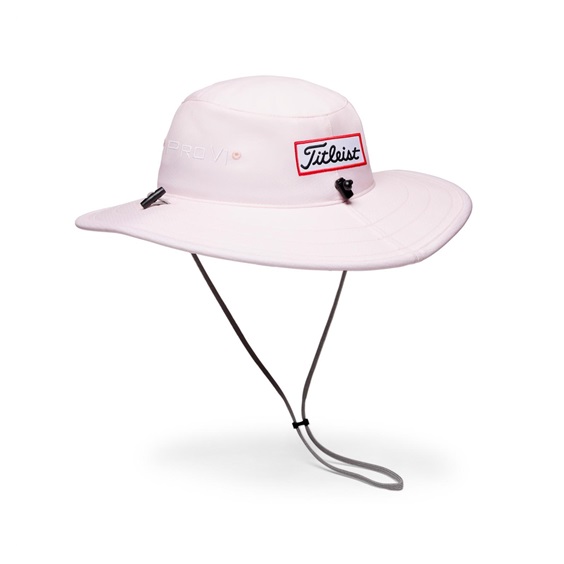 Titleist Tour Aussie Herren Bucket Hut, pale pink