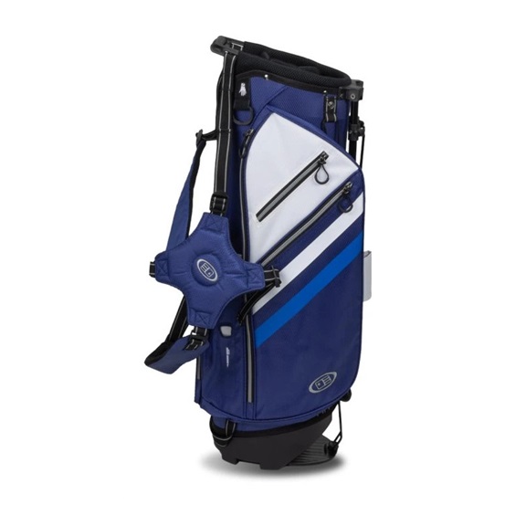 U.S. Kids Golf TS5-66 Stand Bag 33", Navy/White