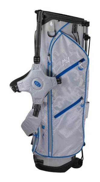 U.S. Kids Golf ULW-60 AV2 Stand Bag, Grau/Blau