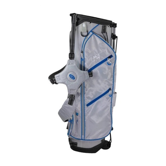 U.S. Kids Golf ULW-60 AV2 Stand Bag, Grau/Blau