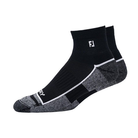 FootJoy ProDry Quarter Herren Socken, 1Paar, schwarz