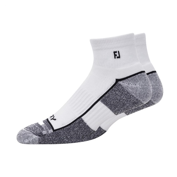 FootJoy ProDry Quarter Herren Socken, weiß